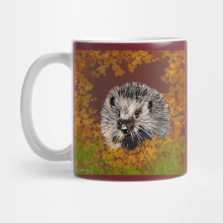 hedgehog in the garden Mug